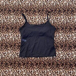 00s micro mesh black camisole